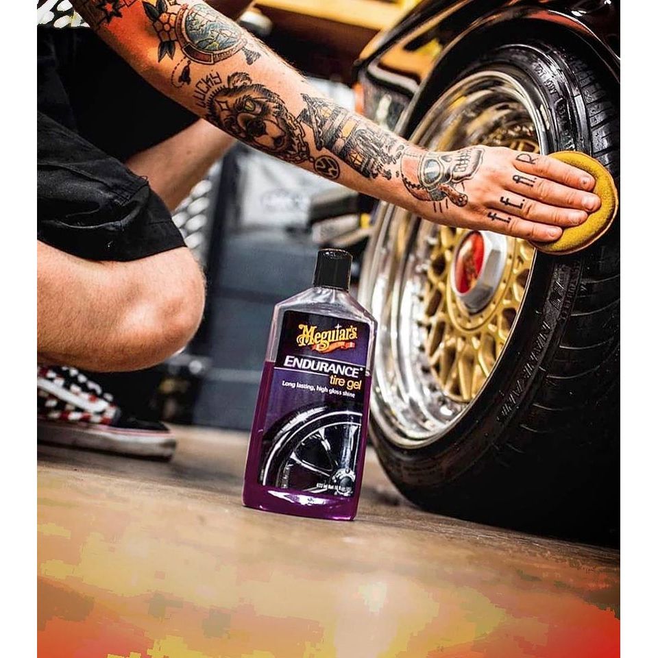 Meguiar's: Meguiar's Endurance Tyre Gel | Gel nero gomme effetto bagnato