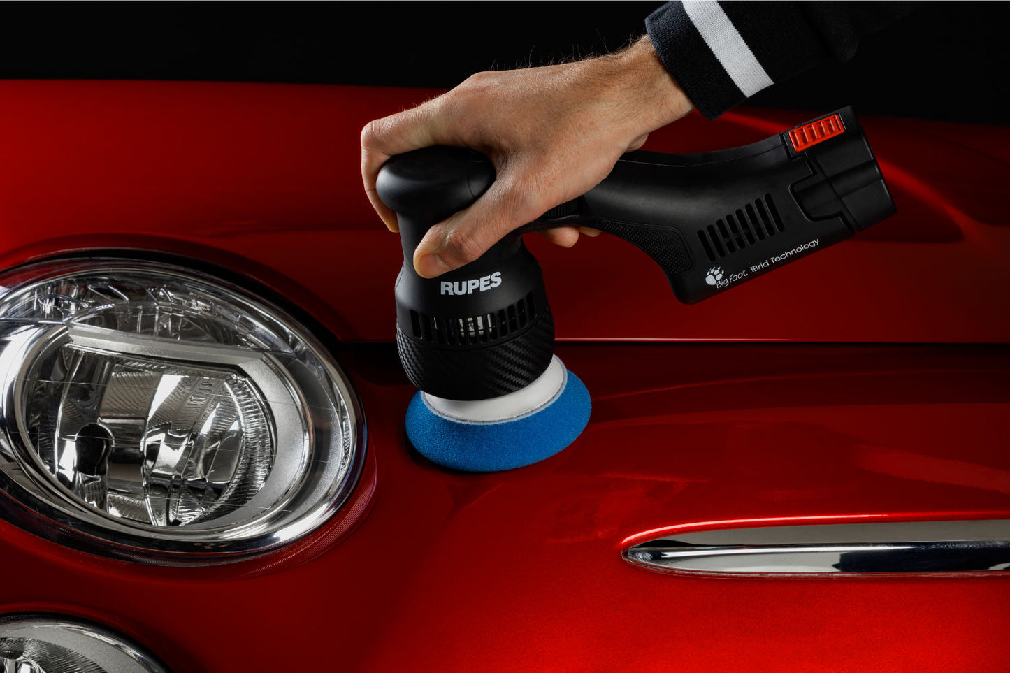 RUPES Big Foot HLR75 | Rotorbitale Mini professionale | Platorello: 3" (75mm)