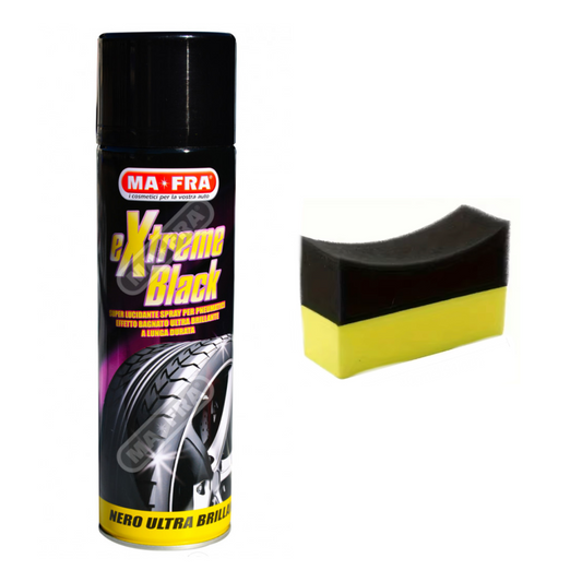 Mafra: Extreme black spray Nero Gomme + applicatore