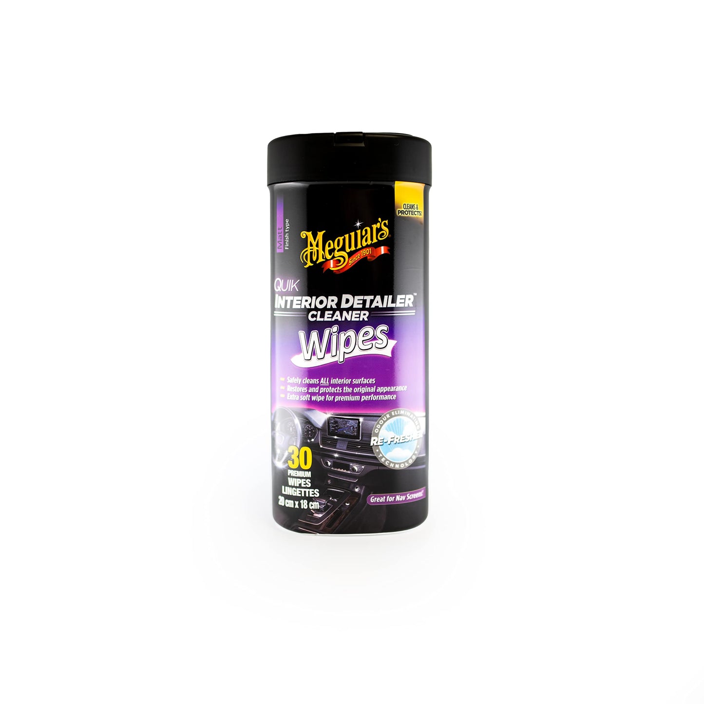 Meguiar's: Salviettte Quick Interior Detailer wipes | Detergente per interni