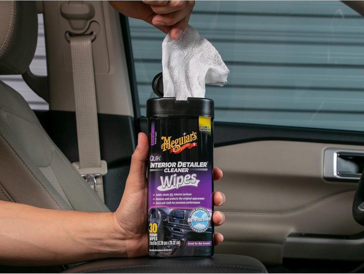 Meguiar's: Salviettte Quick Interior Detailer wipes | Detergente per interni