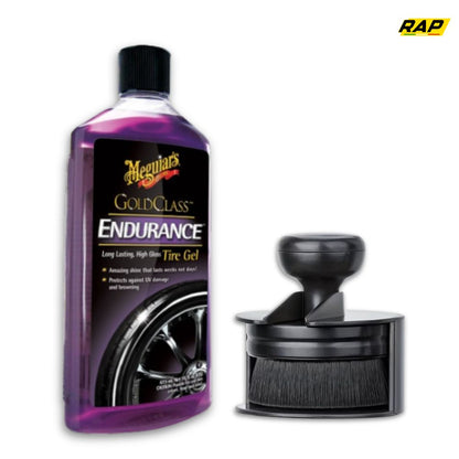 Kit Nero Gomme - Meguiar's Endurance Tyre gel + Pennello applicatore