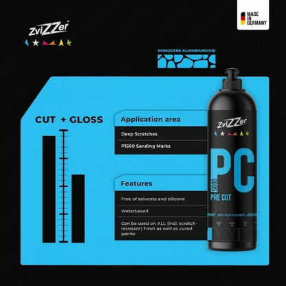 Zvizzer PC5000 Ultra heavy cut compound 250ml RAP Detailing