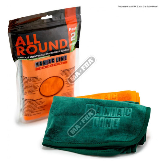 Maniac Line: All Round Ultimate Innovative Microfiber Cloths | x2
