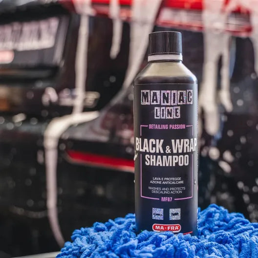 Maniac Line: Black & Wrap Shampoo 500ml | Shampoo Decontaminante anticalcare