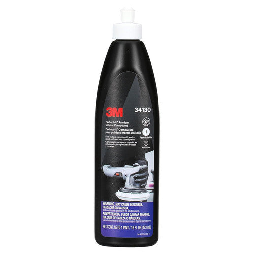 3M: Compound abrasivo | Per lucidatrice rotorbitale | Bianco | 473 ml