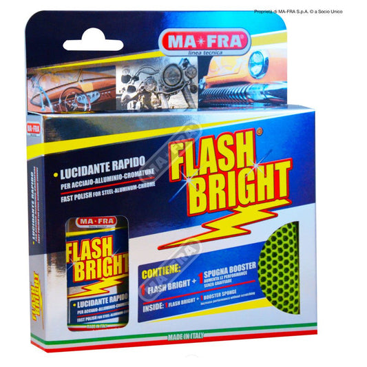 Mafra: Kit Flash Bright | Polish lucidante per acciaio e cromature